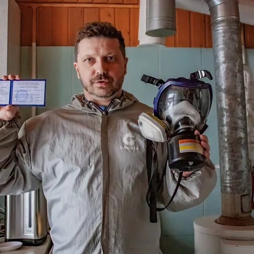 ФОТО Удаление плесени в рабочем поселке Московской области Томилино